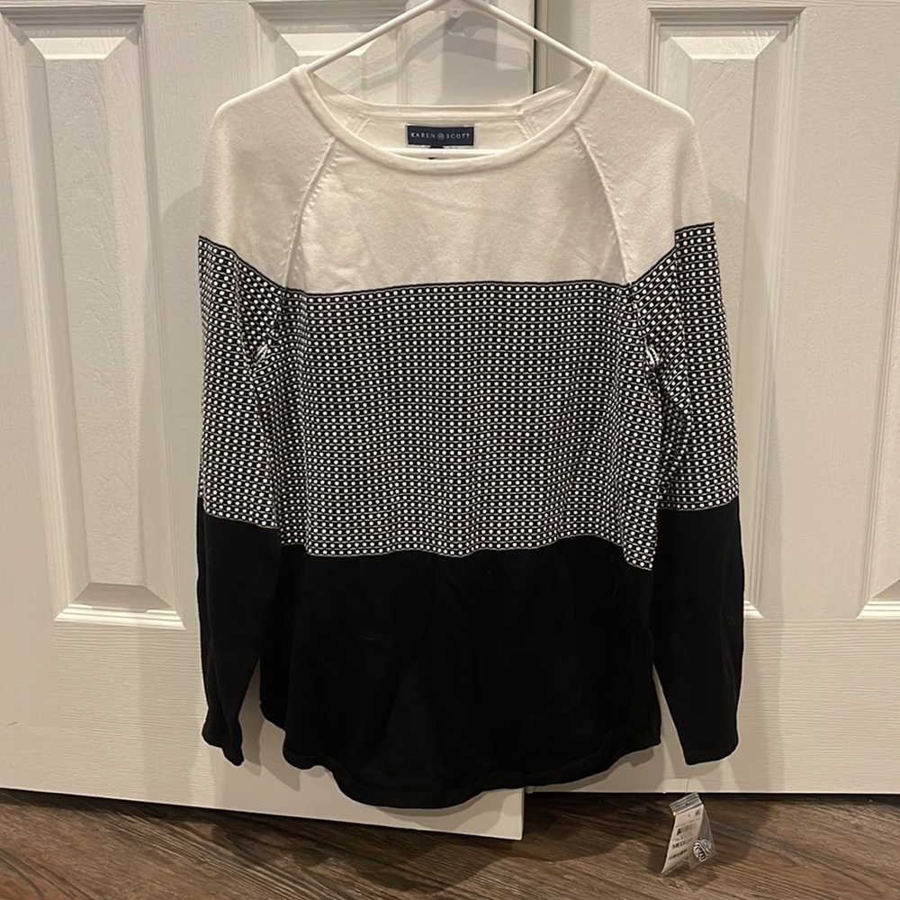 New Karen Scott Medium Sweater